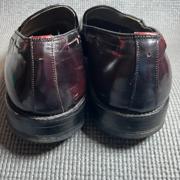 Nettleton Loafers Mens 11.5 Burgundy Red‎ Leather Tassel Slip On Casual Business main image 4